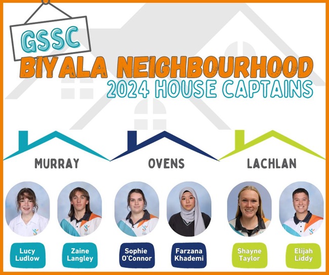 2024 Biyala House Captains
