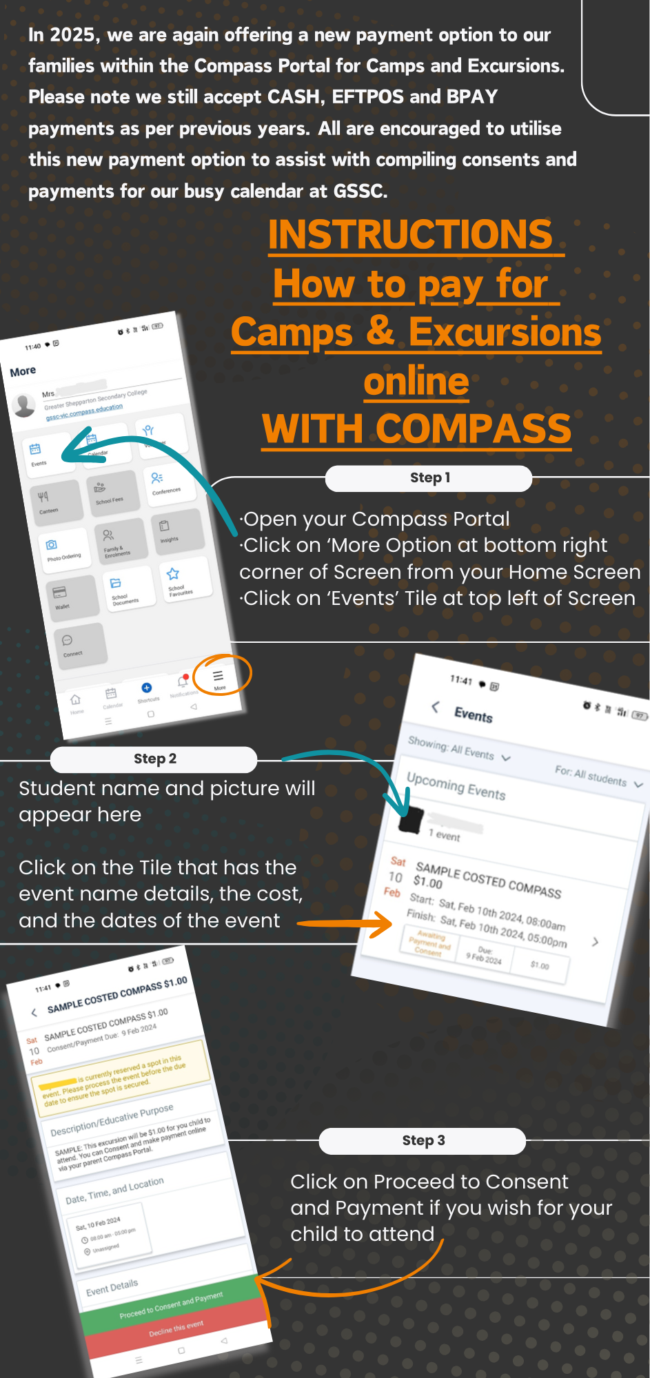 Paying via Compass 1